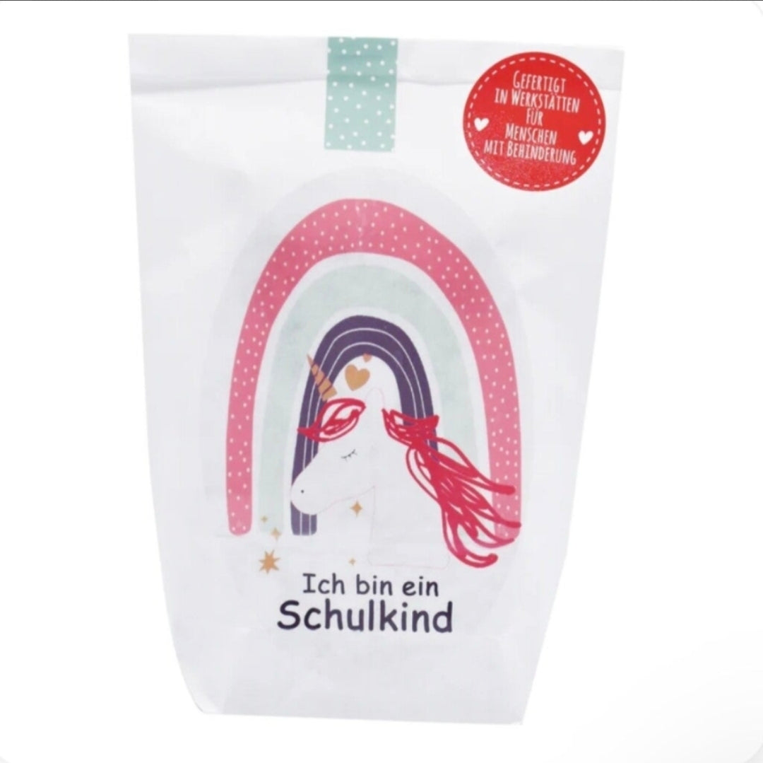 Wunderle Wundertüte zur Einschulung mit Einhorn und Überraschung 