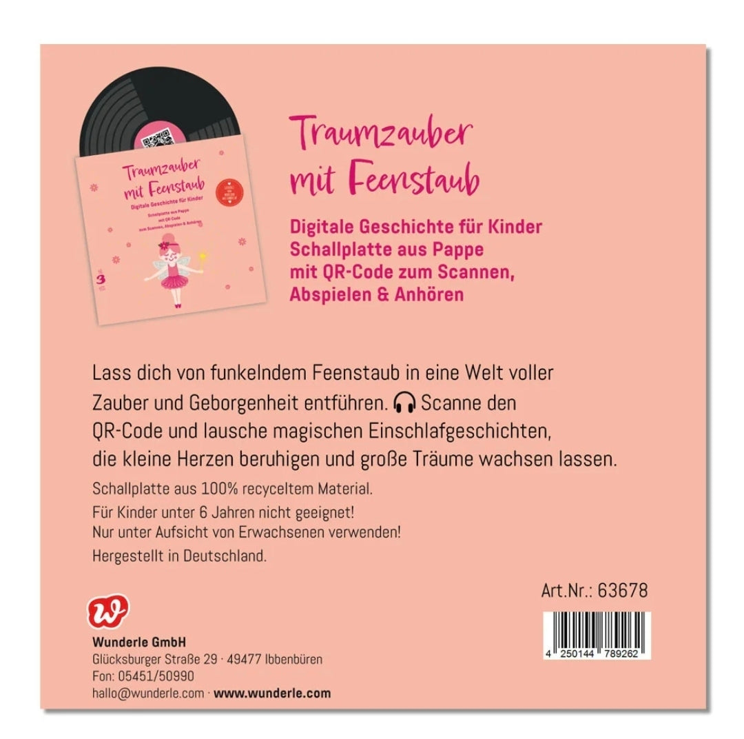 Wunderle Hörspiel Traumzauber mit Feenstaub Rückseite